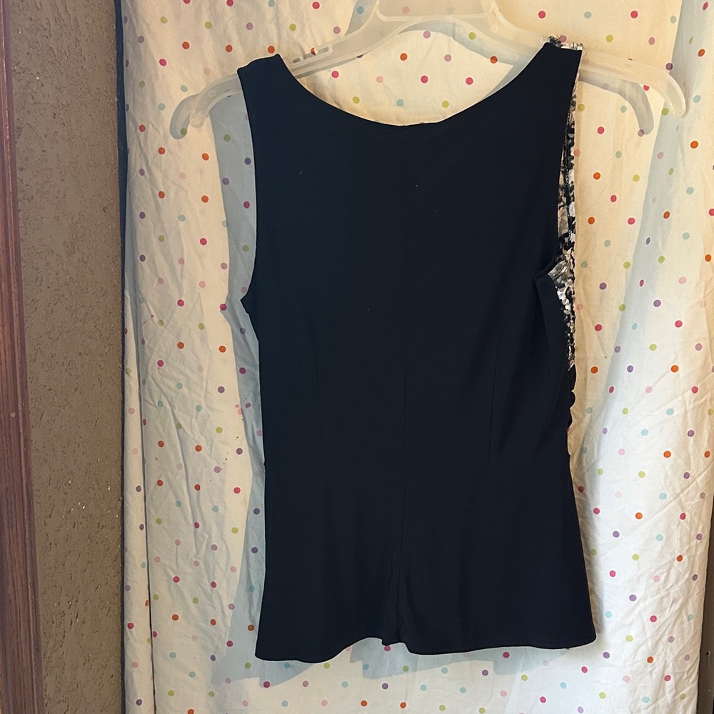 Perceptions Monochrome Patterned Tank Top - Picture 3 of 4